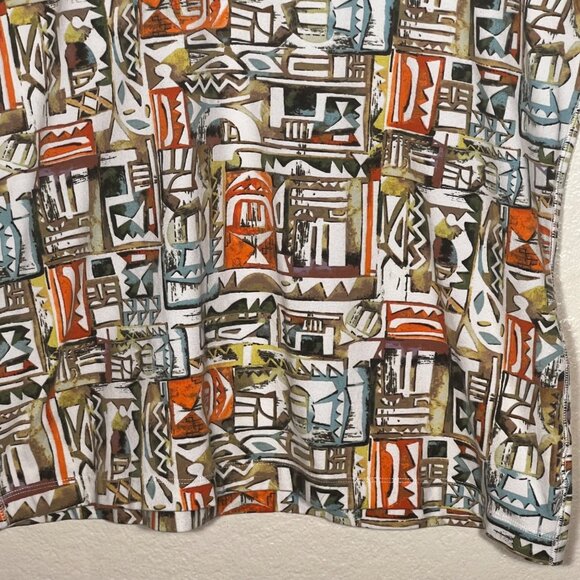 Zenergy By Chico’s Size 3 (US XL 16) Multicolor Abstract Crew Short-sleeve Top - Picture 4 of 14